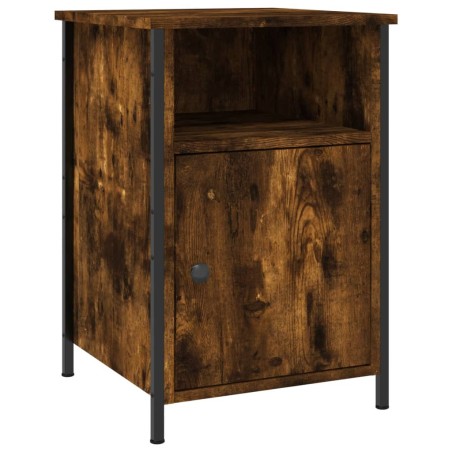 vidaXL Comodino Rovere Fumo 40x42x60 cm Legno Multistrato