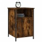 vidaXL Comodino Rovere Fumo 40x42x60 cm Legno Multistrato vidaXL Comodino Rovere Fumo 40x42x60 cm Legno Multistrato