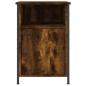 vidaXL Comodino Rovere Fumo 40x42x60 cm Legno Multistrato vidaXL Comodino Rovere Fumo 40x42x60 cm Legno Multistrato