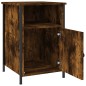 vidaXL Comodino Rovere Fumo 40x42x60 cm Legno Multistrato vidaXL Comodino Rovere Fumo 40x42x60 cm Legno Multistrato