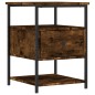 vidaXL Comodino Rovere Fumo 40x42x56 cm Legno Multistrato vidaXL Comodino Rovere Fumo 40x42x56 cm Legno Multistrato