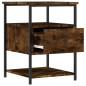 vidaXL Comodino Rovere Fumo 40x42x56 cm Legno Multistrato vidaXL Comodino Rovere Fumo 40x42x56 cm Legno Multistrato