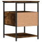 vidaXL Comodino Rovere Fumo 40x42x56 cm Legno Multistrato vidaXL Comodino Rovere Fumo 40x42x56 cm Legno Multistrato