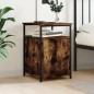 vidaXL Comodino Rovere Fumo 40x42x60 cm Legno Multistrato vidaXL Comodino Rovere Fumo 40x42x60 cm Legno Multistrato