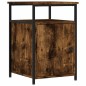 vidaXL Comodino Rovere Fumo 40x42x60 cm Legno Multistrato vidaXL Comodino Rovere Fumo 40x42x60 cm Legno Multistrato