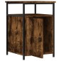 vidaXL Comodino Rovere Fumo 40x42x60 cm Legno Multistrato vidaXL Comodino Rovere Fumo 40x42x60 cm Legno Multistrato