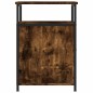 vidaXL Comodino Rovere Fumo 40x42x60 cm Legno Multistrato vidaXL Comodino Rovere Fumo 40x42x60 cm Legno Multistrato