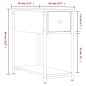 vidaXL Comodino Rovere Fumo 30x60x60 cm Legno Multistrato vidaXL Comodino Rovere Fumo 30x60x60 cm Legno Multistrato