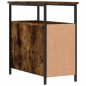 vidaXL Comodino Rovere Fumo 30x60x60 cm Legno Multistrato vidaXL Comodino Rovere Fumo 30x60x60 cm Legno Multistrato