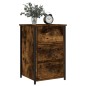vidaXL Comodino Rovere Fumo 40x36x60 cm in Legno Multistrato vidaXL Comodino Rovere Fumo 40x36x60 cm in Legno Multistrato