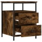 vidaXL Comodino Rovere Fumo 44x45x60 cm in Legno Multistrato vidaXL Comodino Rovere Fumo 44x45x60 cm in Legno Multistrato