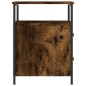vidaXL Comodino Rovere Fumo 44x45x60 cm in Legno Multistrato vidaXL Comodino Rovere Fumo 44x45x60 cm in Legno Multistrato