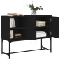 vidaXL Credenza Nera 100x40x79,5 cm in Legno Multistrato vidaXL Credenza Nera 100x40x79,5 cm in Legno Multistrato