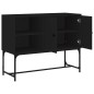 vidaXL Credenza Nera 100x40x79,5 cm in Legno Multistrato vidaXL Credenza Nera 100x40x79,5 cm in Legno Multistrato