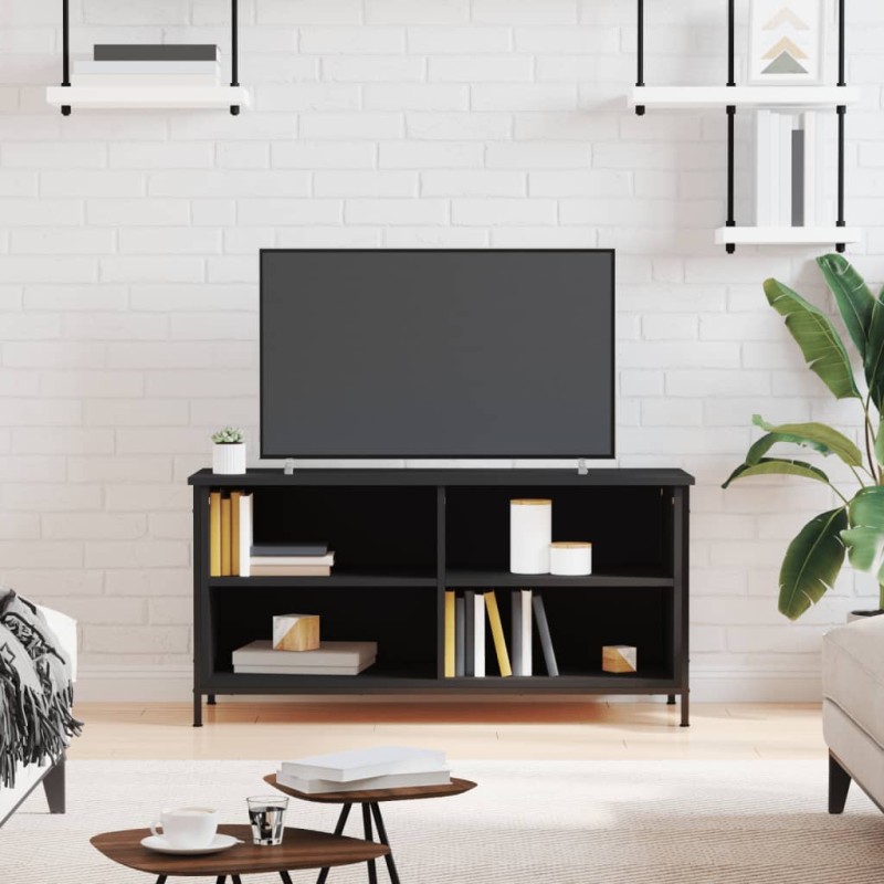 vidaXL Mobile Porta TV Nero 100x40x50 cm in Legno Multistrato vidaXL Mobile Porta TV Nero 100x40x50 cm in Legno Multistrato