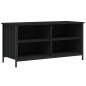 vidaXL Mobile Porta TV Nero 100x40x50 cm in Legno Multistrato vidaXL Mobile Porta TV Nero 100x40x50 cm in Legno Multistrato