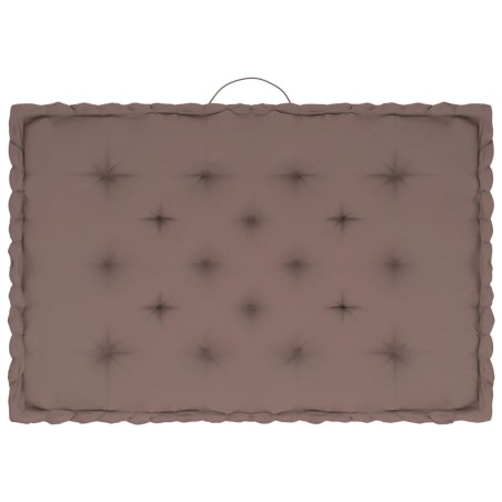 Cuscini per Pallet e Pavimento 7 pz Grigio Talpa in Cotone