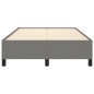 vidaXL Giroletto senza Materasso Grigio Scuro 120x200 cm Tessuto vidaXL Giroletto senza Materasso Grigio Scuro 120x200 cm Tessuto