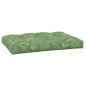 vidaXL Cuscino per Pallet con Motivo a Foglie 120x80x12 cm in Tessuto
