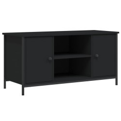 vidaXL Mobile Porta TV Nero 100x40x50 cm in Legno Multistrato