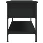 vidaXL Mobile Porta TV Nero 100x35x45 cm in Legno Multistrato