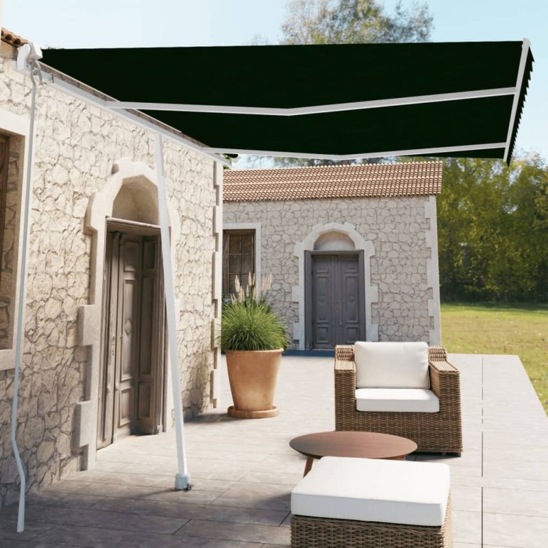 Tenda da Sole Retrattile Manuale 350x250 cm Antracite Tenda da Sole Retrattile Manuale 350x250 cm Antracite