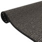 vidaXL Tappeto Corsia Aspetto Sisal Antracite 50x150 cm vidaXL Tappeto Corsia Aspetto Sisal Antracite 50x150 cm