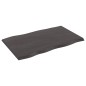 vidaXL Piano Tavolo Grigio Scuro 80x50x2 cm in Rovere Non Trattato vidaXL Piano Tavolo Grigio Scuro 80x50x2 cm in Rovere Non Trattato