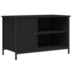 vidaXL Mobile Porta TV Nero 80x40x50 cm in Legno Multistrato