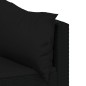 vidaXL Set Divani da Giardino 4 pz con Cuscini Nero in Polyrattan vidaXL Set Divani da Giardino 4 pz con Cuscini Nero in Polyrattan
