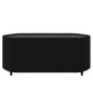 vidaXL Set Divani da Giardino 4 pz con Cuscini Nero in Polyrattan vidaXL Set Divani da Giardino 4 pz con Cuscini Nero in Polyrattan