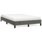 vidaXL Giroletto senza Materasso Grigio Scuro 120x200 cm Velluto vidaXL Giroletto senza Materasso Grigio Scuro 120x200 cm Velluto