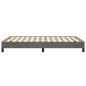 vidaXL Giroletto senza Materasso Grigio Scuro 120x200 cm Velluto vidaXL Giroletto senza Materasso Grigio Scuro 120x200 cm Velluto