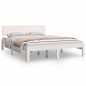 vidaXL Giroletto Bianco 140x190 cm in Legno Massello di Pino vidaXL Giroletto Bianco 140x190 cm in Legno Massello di Pino