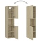 Set Mobili da Bagno Rovere Sonoma in Truciolato Set Mobili da Bagno Rovere Sonoma in Truciolato