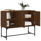 vidaXL Credenza Rovere Marrone 100x40x79,5 cm in Legno Multistrato vidaXL Credenza Rovere Marrone 100x40x79,5 cm in Legno Multistrato