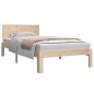 vidaXL Giroletto 90x190 cm in Legno Massello di Pino vidaXL Giroletto 90x190 cm in Legno Massello di Pino