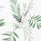 vidaXL Cuscino Panca da Giardino Motivo a Foglie 200x50x7 cm Tessuto