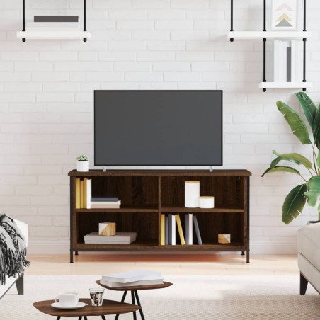 vidaXL Mobile Porta TV Rovere Marrone 100x40x50 cm Legno Multistrato