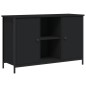vidaXL Mobile Porta TV Nero 100x35x65 cm in Legno Multistrato vidaXL Mobile Porta TV Nero 100x35x65 cm in Legno Multistrato