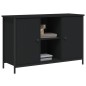 vidaXL Mobile Porta TV Nero 100x35x65 cm in Legno Multistrato vidaXL Mobile Porta TV Nero 100x35x65 cm in Legno Multistrato