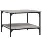 vidaXL Tavolino da Salotto Grigio Sonoma 55x55x40 cm Legno Multistrato