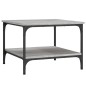 vidaXL Tavolino da Salotto Grigio Sonoma 55x55x40 cm Legno Multistrato