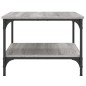 vidaXL Tavolino da Salotto Grigio Sonoma 55x55x40 cm Legno Multistrato