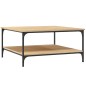 vidaXL Tavolino da Salotto Rovere Sonoma 80x80x40 cm Legno Multistrato