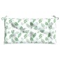 vidaXL Cuscini Panca Giardino 2 pz Motivo a Foglie 100x50x7 cm Tessuto