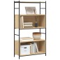 vidaXL Libreria Rovere Sonoma 80x30x145,5 cm Legno Multistrato e Ferro vidaXL Libreria Rovere Sonoma 80x30x145,5 cm Legno Multistrato e Ferro