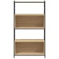vidaXL Libreria Rovere Sonoma 80x30x145,5 cm Legno Multistrato e Ferro vidaXL Libreria Rovere Sonoma 80x30x145,5 cm Legno Multistrato e Ferro