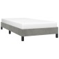 vidaXL Giroletto Grigio Chiaro 100x200 cm in Velluto vidaXL Giroletto Grigio Chiaro 100x200 cm in Velluto