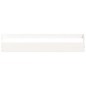 vidaXL Scarpiere a Parete 2pz Bianco 110x9x23cm Legno Massello di Pino vidaXL Scarpiere a Parete 2pz Bianco 110x9x23cm Legno Massello di Pino